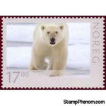 Norway 2011 Fauna definitives. Polar Bear and Musk Ox-Stamps-Norway-Mint-StampPhenom