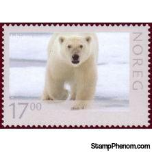 Norway 2011 Fauna definitives. Polar Bear and Musk Ox-Stamps-Norway-Mint-StampPhenom