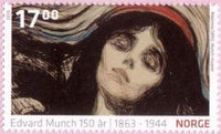 Norway 2013 Paintings by Edvard Munch-Stamps-Norway-Mint-StampPhenom