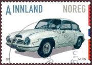 Norway 2017 Norwegian Cars-Stamps-Norway-Mint-StampPhenom