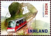 Norway 2018 Fløibanen Funicular Centenary-Stamps-Norway-Mint-StampPhenom