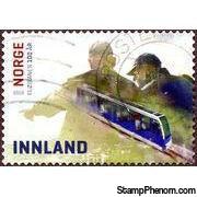 Norway 2018 Fløibanen Funicular Centenary-Stamps-Norway-Mint-StampPhenom