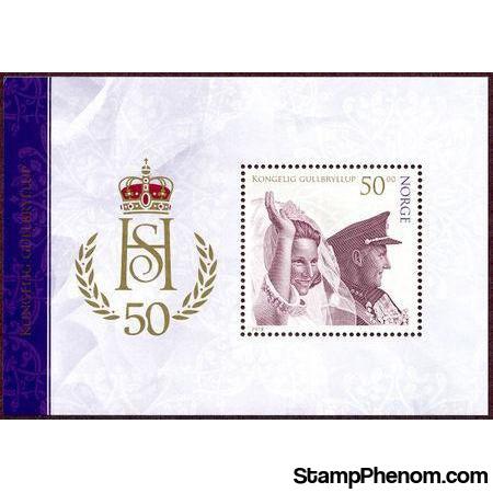 Norway 2018 Royal Couple’s Golden Wedding Anniversary-Stamps-Norway-Mint-StampPhenom