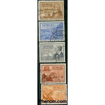 Norway Ships , 5 stamps