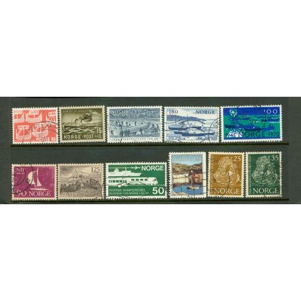 Norway Lot , 11 stamps