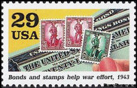 United States of America 1993 Nos. WS7, WS8, savings bonds, (Bonds and stamps help war eff