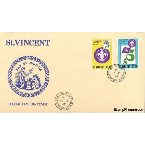 Official First Day Cover, St. Vincent, July 15, 1982