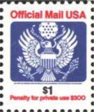 United States of America 1993 Official Mail - Stylized eagle