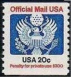 United States of America 1983 Official Mail - Stylized eagle-United States of America-StampPhenom