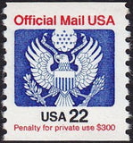 United States of America 1985 Official Mail - Stylized eagle-United States of America-StampPhenom