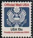 United States of America 1983 Official Mail - Stylized eagle-United States of America-StampPhenom