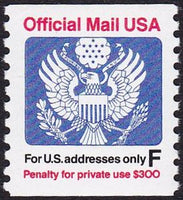 United States of America 1991 Official Mail - Stylized eagle