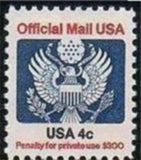 United States of America 1983 Official Mail - Stylized eagle-United States of America-StampPhenom
