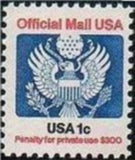 United States of America 1983 Official Mail - Stylized eagle-United States of America-StampPhenom