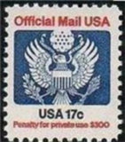 United States of America 1983 Official Mail - Stylized eagle-United States of America-StampPhenom