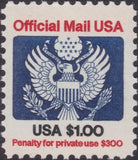 United States of America 1983 Official Mail - Stylized eagle-United States of America-StampPhenom
