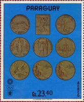 Paraguay 1972 Olympic medals