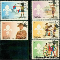 Oman Scouting Lot 2 , 5 stamps