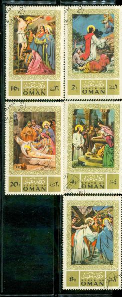 Oman Christ , 5 stamps