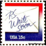 United States of America 1980 P.S. Write Soon-United States of America-StampPhenom