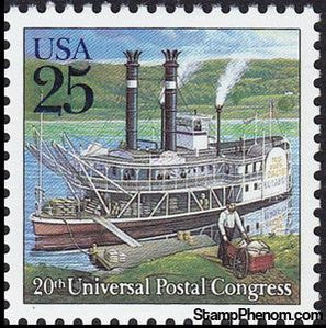 United States of America 1989 Paddlewheel Steamer