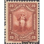 Panama 1921 Allegory of telegraphy-Stamps-Panama-Mint-StampPhenom