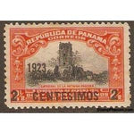 Panama 1923 Ruins of Cathedral Surcharged-Stamps-Panama-Mint-StampPhenom