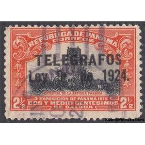 Panama 1924 Ruins of Cathedral of Old Panama-Stamps-Panama-Mint-StampPhenom