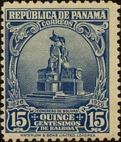 Panama 1926 Bolivar Monument-Stamps-Panama-Mint-StampPhenom