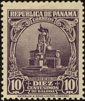 Panama 1926 Bolivar Monument-Stamps-Panama-Mint-StampPhenom