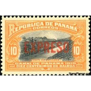 Panama 1926 Culebra Cut Overprinted-Stamps-Panama-Mint-StampPhenom