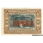 Panama 1926 Santo Domingo Monastery’s Flat Arch Overprinted-Stamps-Panama-Mint-StampPhenom