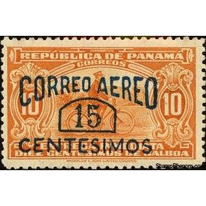 Panama 1929 The bicyclist (overprint)-Stamps-Panama-Mint-StampPhenom