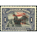 Panama 1930 Ship in Pedro Miguel Overprinted-Stamps-Panama-Mint-StampPhenom