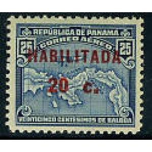 Panama 1932 Airplane over Map Overprinted-Stamps-Panama-Mint-StampPhenom