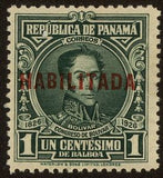 Panama 1933 1926 Overprinted "HABILITADA" or Surcharged-Stamps-Panama-Mint-StampPhenom