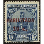 Panama 1933 1927 Overprinted "HABILITADA" or Surcharged-Stamps-Panama-Mint-StampPhenom