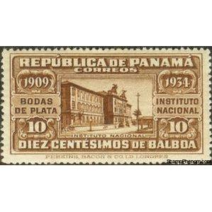 Panama 1934 National Institute-Stamps-Panama-Mint-StampPhenom