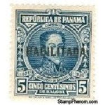 Panama 1935 HABILITADA on Simón Bolivar-Stamps-Panama-Mint-StampPhenom