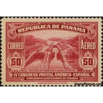 Panama 1936 Sluices of Pedro Migelja-Stamps-Panama-Mint-StampPhenom