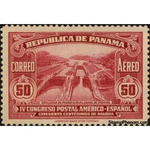 Panama 1936 Sluices of Pedro Migelja-Stamps-Panama-Mint-StampPhenom