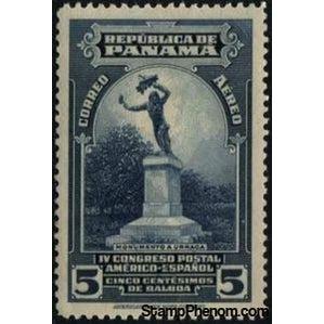 Panama 1936 Urraca Indian monument-Stamps-Panama-Mint-StampPhenom