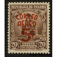 Panama 1937 Bolivar Monument (overprint)-Stamps-Panama-StampPhenom