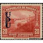 Panama 1937 "Gaillard" passes Panama canal (overprint)-Stamps-Panama-StampPhenom