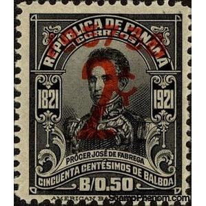 Panama 1937 Jose de Fabrega (overprint)-Stamps-Panama-StampPhenom