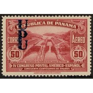 Panama 1937 Sluices of Pedro Migelja (overprint)-Stamps-Panama-StampPhenom