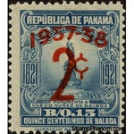 Panama 1937 Statue of Balboa (overprint)-Stamps-Panama-StampPhenom