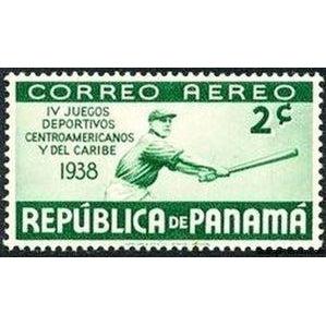 Panama 1938 Baseball-Stamps-Panama-StampPhenom