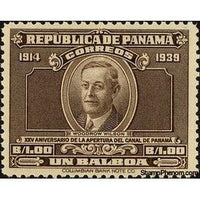 Panama 1939 Woodrow Wilson-Stamps-Panama-StampPhenom