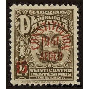 Panama 1941 Arms (overprint)-Stamps-Panama-StampPhenom